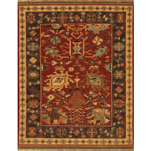Discovery Flatweaves, 087031 A-7, Red