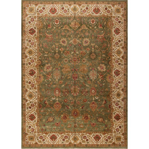 One of a Kind 100350 Ziegler Collection , 2023, Green/Ivory