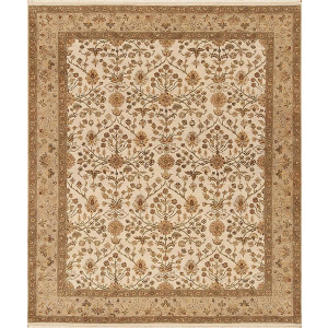 Traditional One Of A Kind, 104747 Tab-1, Ivory/Taupe