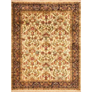 Golden Age Glamour, Ivory/Aubergine