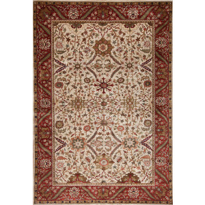 106719 Mahal , M-205, Ivory/Red