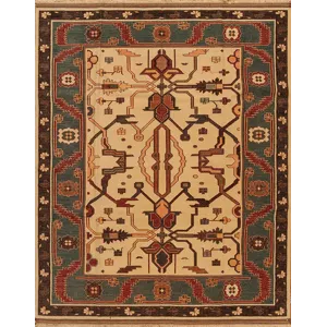 Discovery Flatweaves, 106866 Ad-003 Ivory/Medium Blue