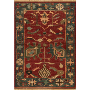 Discovery Flatweaves, 106877 A-7, Red