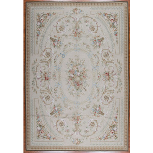 Needlepoints Rugs 112185 Gros Point Needlepoint Hn-11