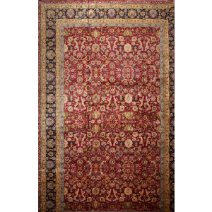 Mansion Sizes 112199 Masterpiece Silk Ac-28 Red/Black