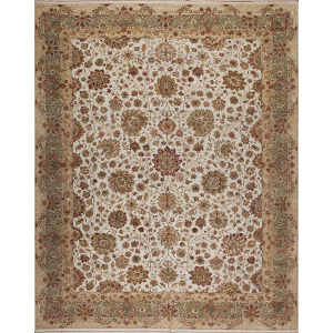 Mansion Sizes 114677 Cote D'azure Toulon Cream/Jade