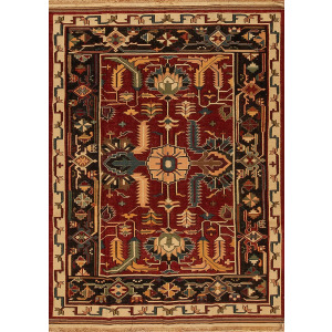 Discovery Flatweaves, 115033 4002, Red/Ivory