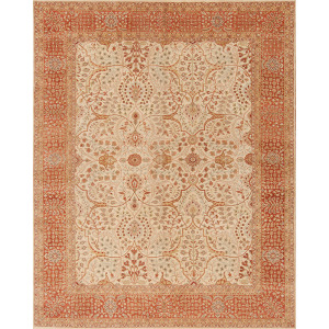 Traditional One Of A Kind, 115387 Fn.tbrt-3 Ivory Terracotta