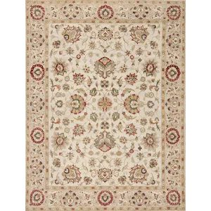 Assorted Traditional 118025 Suzani Coll Az-2 Ivory/Beige