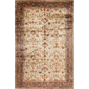 118078 Golden Age , Glamour, Ivory/Aubergine