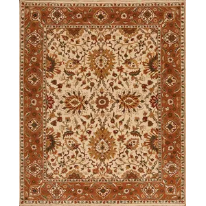 Mahal, M-228, Cream/Terra Cotta