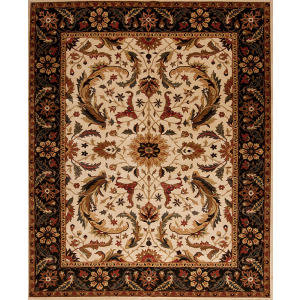 120744 Mahal , M-227, Cream/Evergreen