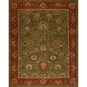 121910 Mahal , M-203, Green/Rust
