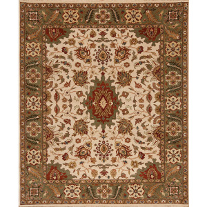 Mahal, M-223, Ivory/Jade