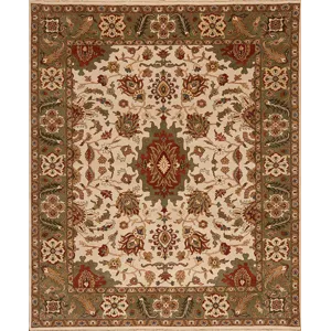 Mahal, M-223, Ivory/Jade