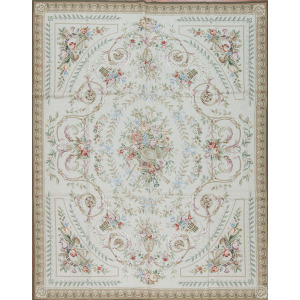 Needlepoints Rugs 122958 Gros Point Needlepoint