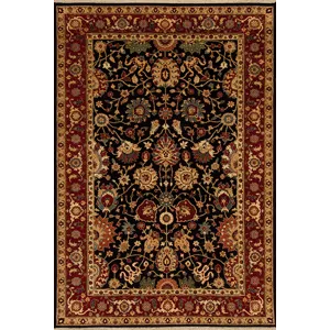 Assorted Traditional 124533 Hendon Collection Claremont, Black/Red