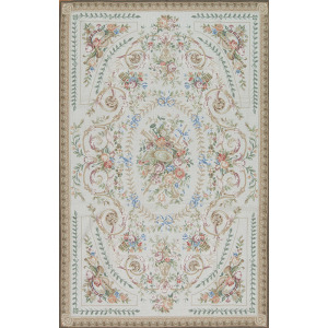 Needlepoints Rugs 126184 Gros Point Needlepoint