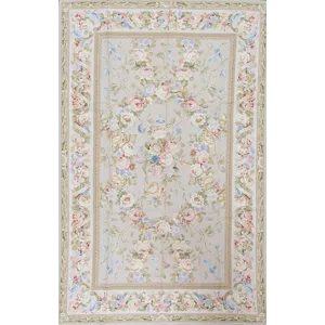 Needlepoints Rugs 126193 Gros Point Needlepoint