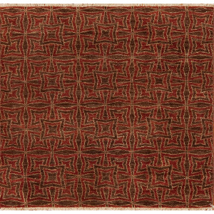Squares 127225 Patina, Tc-5210, Chocolate/Red