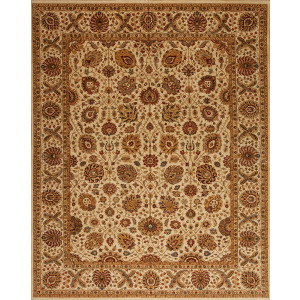 One of a Kind 130382 Fine Meshad Collection Md-144 Ivory Ivory