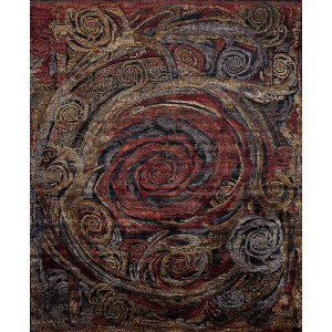 Art Tec, Rose, Silk, Black