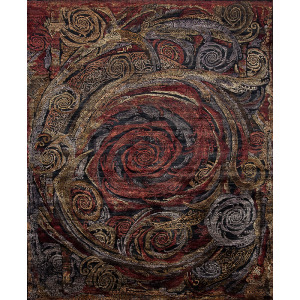 Pure Silk 130860 Art Tec Silk Rose, Black