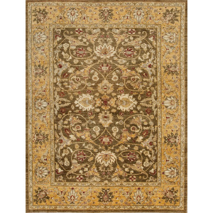 Traditional One Of A Kind, 142837 Peshawar M-12787, Olive/Gold