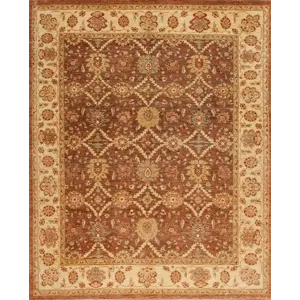 Traditional One Of A Kind, 142846 Peshawar M-12896, Fawn/Ivory