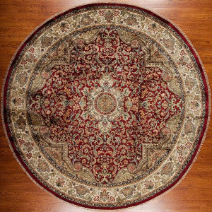 Golden Age Rounds Jewel, Red/Ivory