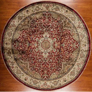 Golden Age Rounds Jewel, Red/Ivory