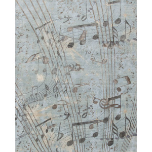 Modern One Of A Kind, 143914 Musical Collection Melody, Light Blue