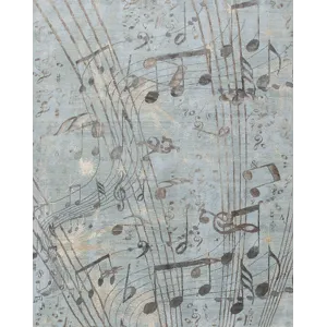 Modern One Of A Kind, 143914 Musical Collection Melody, Light Blue