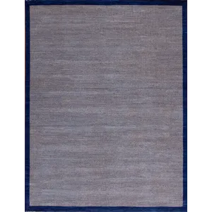 Textures, Herringbone, Silver/Royal Blue