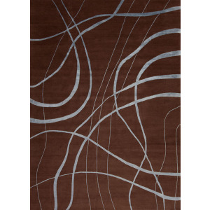 Modern Tibet Series 145415 Modern Tibet 3 , Branches, Chocolate