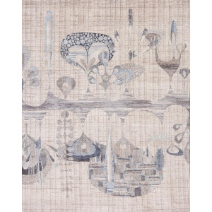 Modern One Of A Kind, 146625 Nexus Nepal 4 Valencia, Ivory