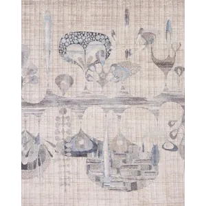 Modern One Of A Kind, 146625 Nexus Nepal 4 Valencia, Ivory