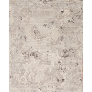 Transitional One-Of-A Kind, 146782 Paradise Wool & Silk 2 Kingdom, Ivory