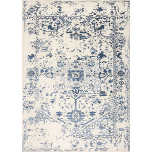 Amour Series 147411 Amour Wool & Silk , Eternity, Ivory
