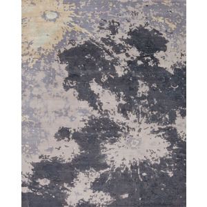 Assorted Modern 148497 Elements Wool & Silk Galaxy, Graphite