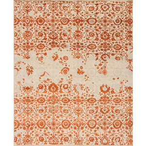 Amour Wool & Silk, Delight, Ivory/Rust
