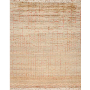 Transitional One-Of-A Kind, 148924 Berber, Beige/Rust