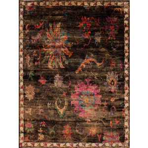 Assorted Transitional 149100 Sari Silk Charcoal
