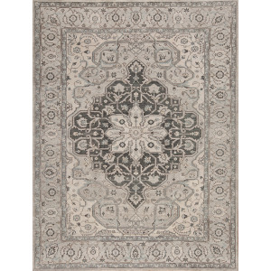 Ottoman, Mc-28, Charcoal/Beige