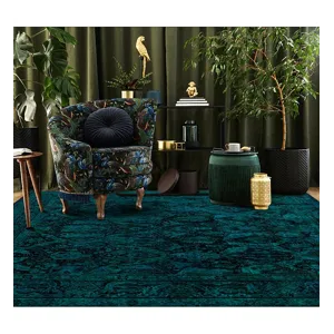 Assorted Traditional 151529 Noble House Over Dyed Ac 107 Turquoise Mix
