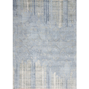 Avant Garde Series 151872 Avant Garde Wool & Silk , Bohemian, Sky Blue