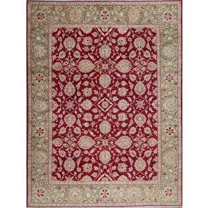 Assorted Traditional 152376 Peshawar Collection , 10197, Red