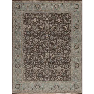 Assorted Traditional 152409 Md-95, Dark Grey/Light Blue