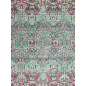 Fanciful Wool & Silk, Visionary, Aqua-Berry