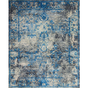 European Reserve Wool & Silk, Versailles, Ivory-Blues